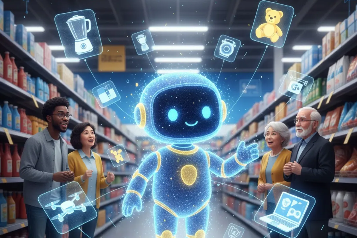 A generative-AI shopping assistant launched by Walmart in 2025