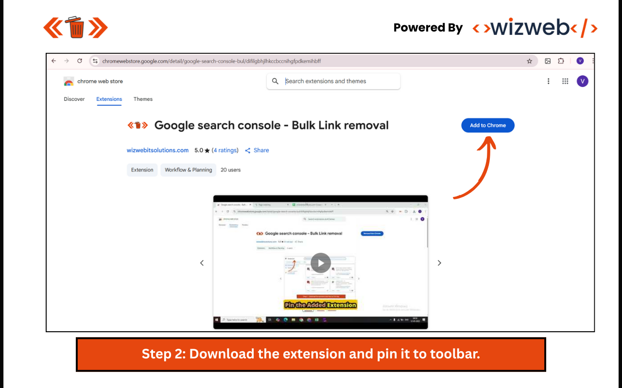 Google search console - Bulk Link Removal
